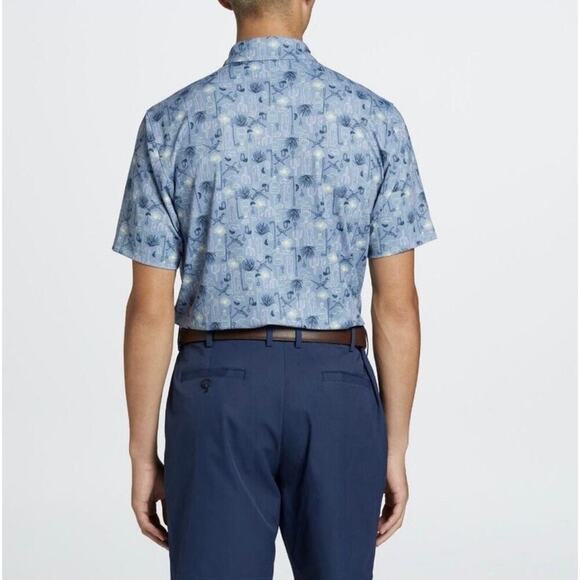 Walter Hagen “Dense Desert Convo” Polo in “Desert Gray” size Small, NWT! - Picture 3 of 12